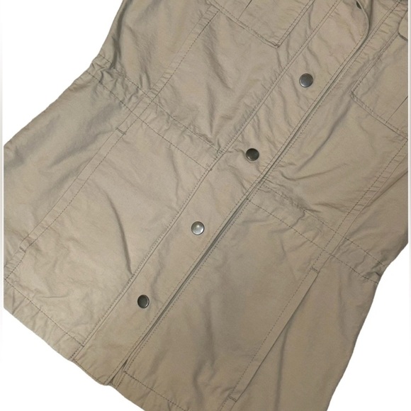 Columbia Lightweight Rain Resistant Jacket Coat with Floral Cuffs Size S Snap Up - Picture 4 of 8